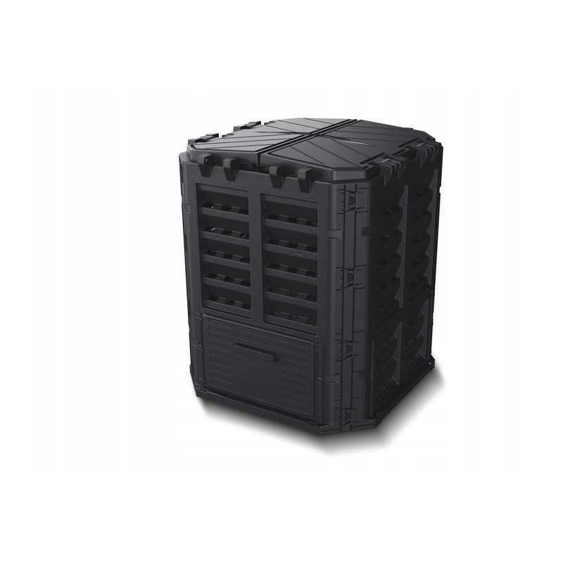 Didelis sodo komposteris parke, 300 l, su ventiliacijos angomis