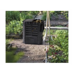 Didelis sodo komposteris parke, 300 l, su ventiliacijos angomis