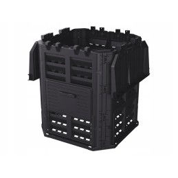 Didelis sodo komposteris parke, 300 l, su ventiliacijos angomis