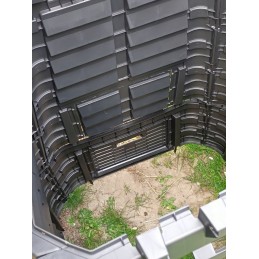 Ecobat ecosmart 740 l uždaras komposteris