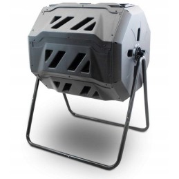 Komposteris sodo atliekoms, 160l, dviejų kamerų sistema