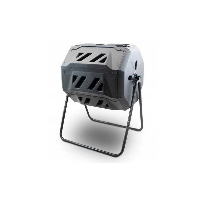 Komposteris sodo atliekoms, 160l, dviejų kamerų sistema