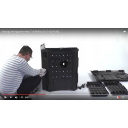 400l juodas komposteris, patobulintas modelis