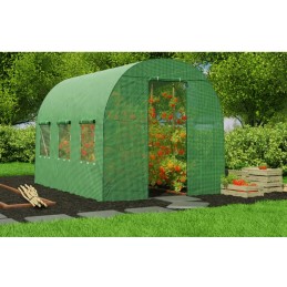Sodo folijos tunelinis šiltnamis 2x3m folija 6m2 300x200x200 žalia