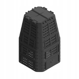 Multi 1000l komposteris, juodas