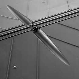 Modulinis sodo komposteris, juodas, veikiantis ištisus metus, vienos kameros