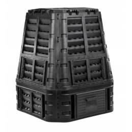 1 kameros ecobat komposteris, 740 l, juodas