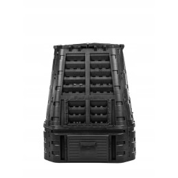 1 kameros ecobat komposteris, 740 l, juodas