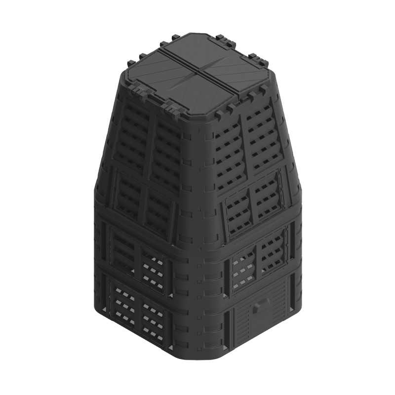 Multikomposteris 880l juodas