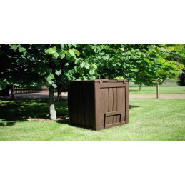 Sodo komposteris su pagrindu 340l keter deco komposteris rudas