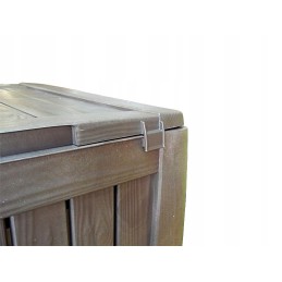 Sodo komposteris su pagrindu 340l keter deco komposteris rudas