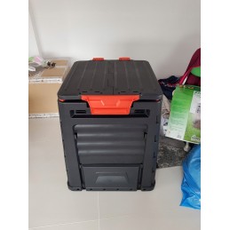 Sodo komposteris su pagrindu 340l keter deco komposteris rudas