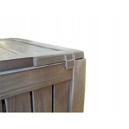 Sodo komposteris su pagrindu 340l keter deco komposteris rudas