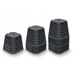 evogreen vario black komposteris 1050 litrų juodas