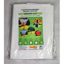 Žieminis apsauginis gaubtas agro-bag baltas 155x150cm 1 vnt
