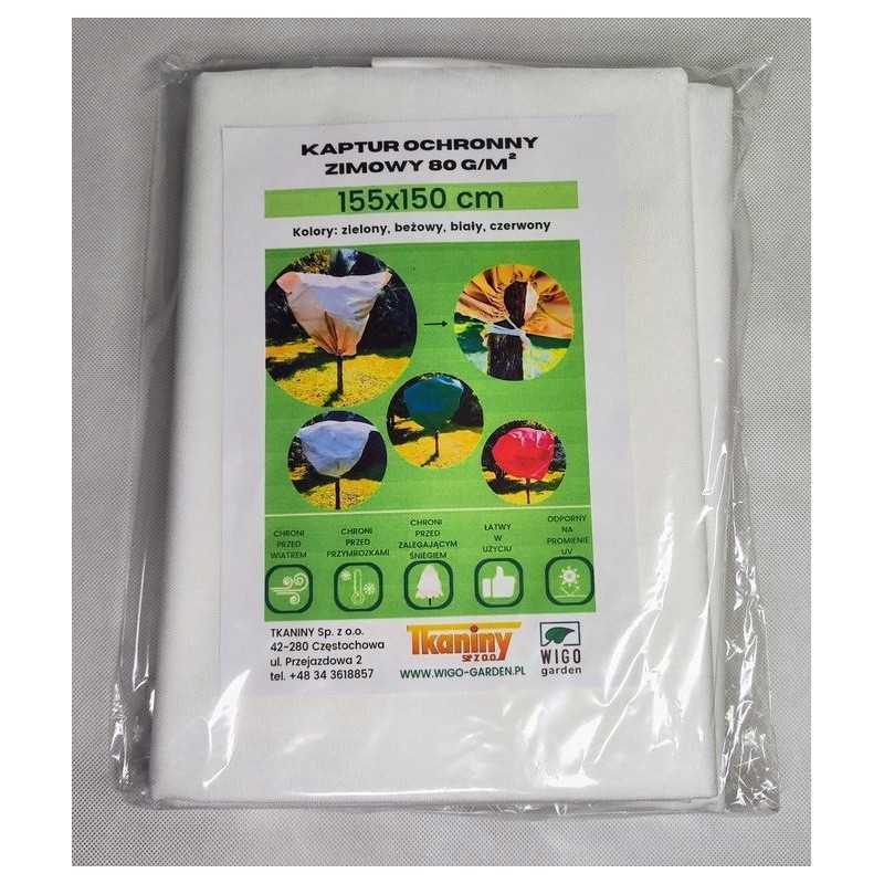 Žieminis apsauginis gaubtas agro-bag baltas 155x150cm 1 vnt