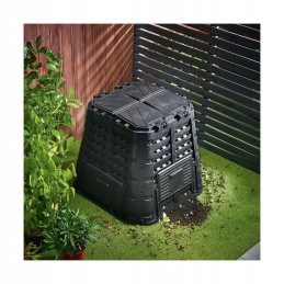 Ecosmart 480l sodo komposteris, atsparus šalčiui, ištisus metus veikianti modulinė kamera