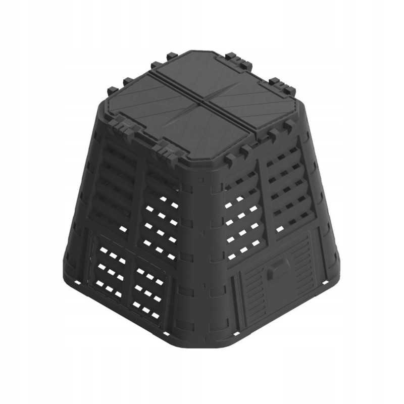 420 l komposteris, juodas patrulis