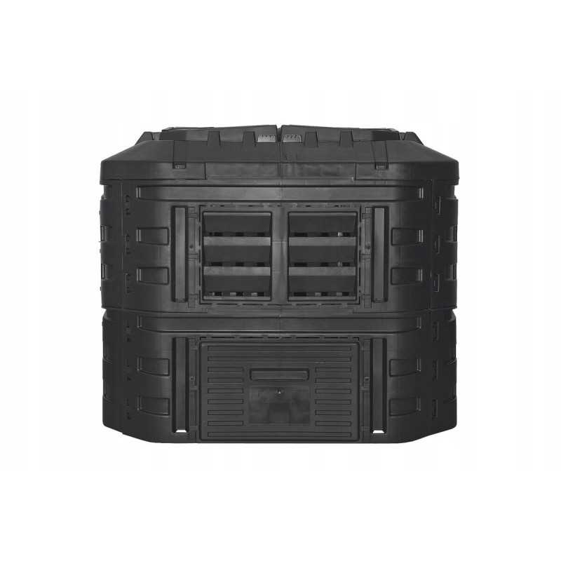 Modulinis komposteris 600 litrų, juodas