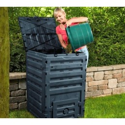 Sodo komposteris 450l, stabilus, talpus, ištisus metus eko meistras, pigu