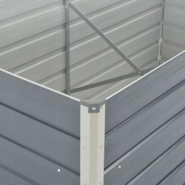 Aia lillepott 160 x 80 x 77 cm, tsingitud teras