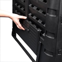 Multi 1000l komposteris, juodas