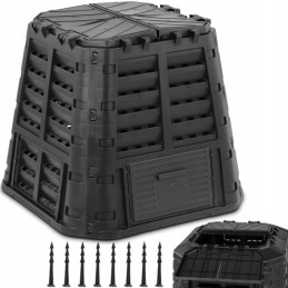 Sodo komposteris bioorganinėms atliekoms 69 x 69 x 82 cm 480 l