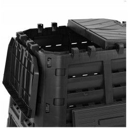 Sodo komposteris bioorganinėms atliekoms 69 x 69 x 82 cm 480 l