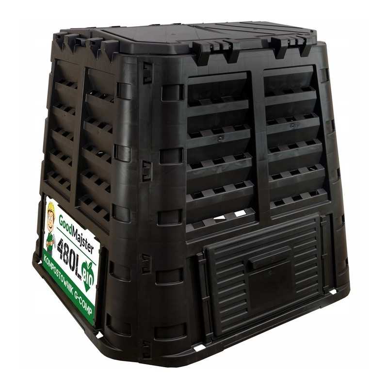 Modulinis komposteris 480l juodas g-comp Polikas