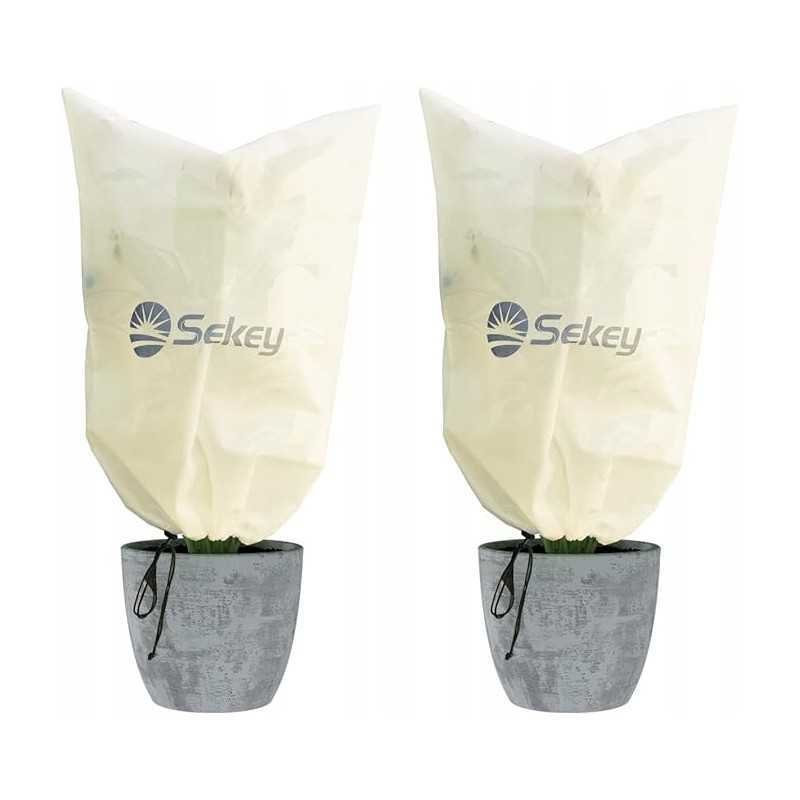 Agrotekstilės maišelis, augalų apsauginis gaubtas, 80cm x 60cm