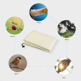 Agrotekstilės maišelis, augalų apsauginis gaubtas, 80cm x 60cm