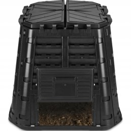 Sodo komposteris 480l, juodas