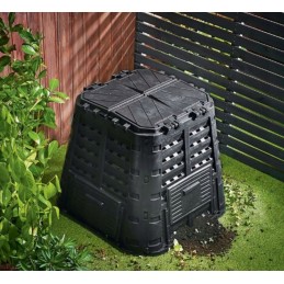 Sodo komposteris 480l, juodas