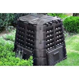 Sodo komposteris 480l, juodas