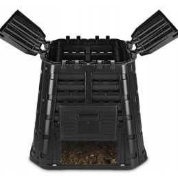 Sodo komposteris 480l, juodas
