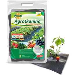 Juoda agrotekstilė 1,1 x 5 m 100g planta