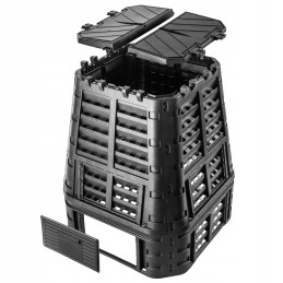 Modulinis sodo komposteris, juodas, ištisus metus, didelis