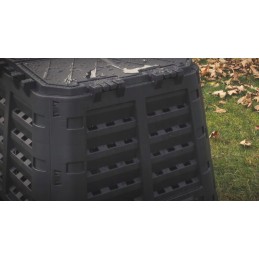 Modulinis komposteris 600 l, juodas