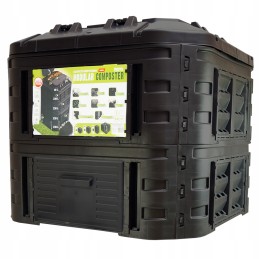 Modulinis komposteris 600 l, juodas