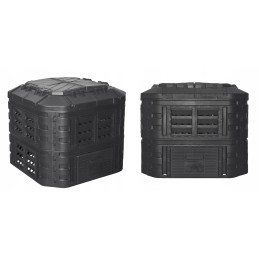 Modulinis komposteris 600 l, juodas