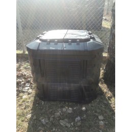 Modulinis komposteris 600 l, juodas