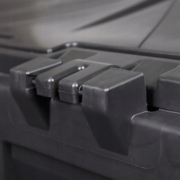 480l juodas šalčiui atsparus modulinis komposteris