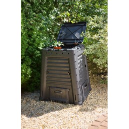 Sodo komposteris, atsparus šalčiui, ištisus metus, didelis, 650 litrų