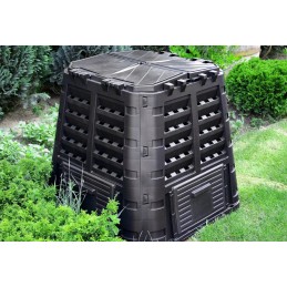 Sodo komposteris 480l, juodas