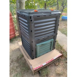 Didelis sodo komposteris, 300 l, antracitas