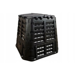 480l juodas šalčiui atsparus modulinis komposteris