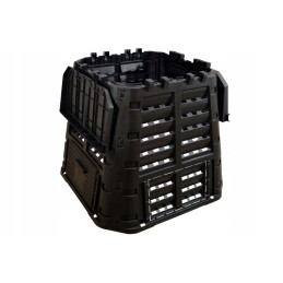 480l juodas šalčiui atsparus modulinis komposteris