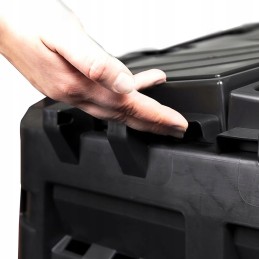 480l juodas šalčiui atsparus modulinis komposteris