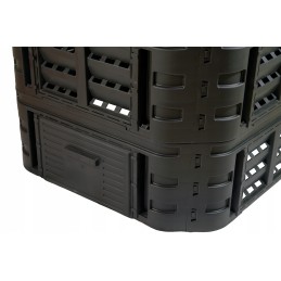 ecosmart 1000l juodas komposteris, naujas modelis