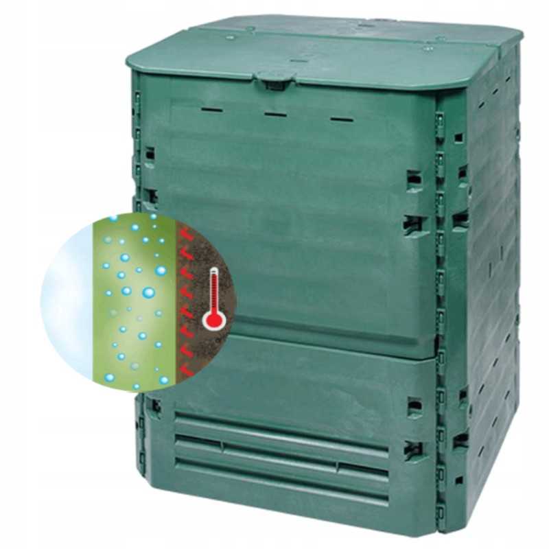 Sodo komposteris 400l ištisus metus sodo bioatliekoms